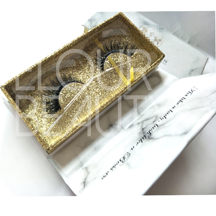 Wholesale miracle 3D volume mink eyelashes custom package USA ED62